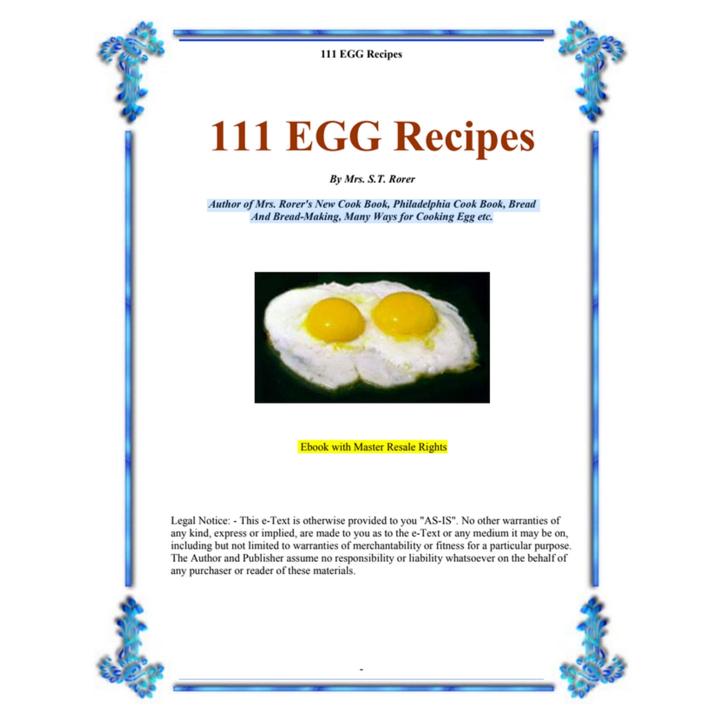 Egg Recipes - 111