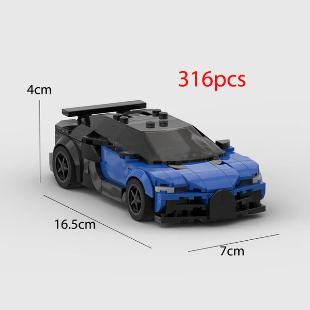 Chiron Racing Car Building Blocks