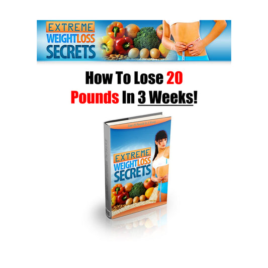 How to lose 20 Pounds in 3 weeks