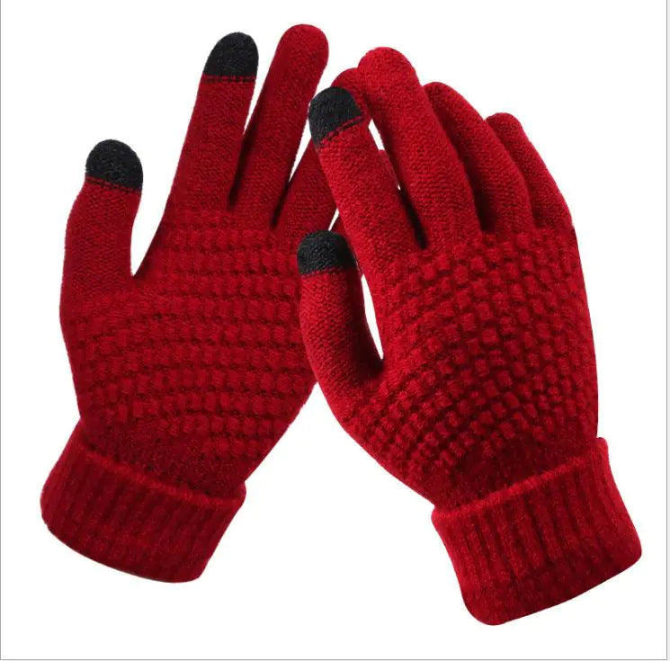 Touch screen Knit Gloves