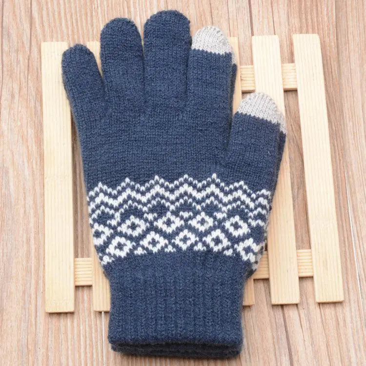 Touch screen Knit Gloves