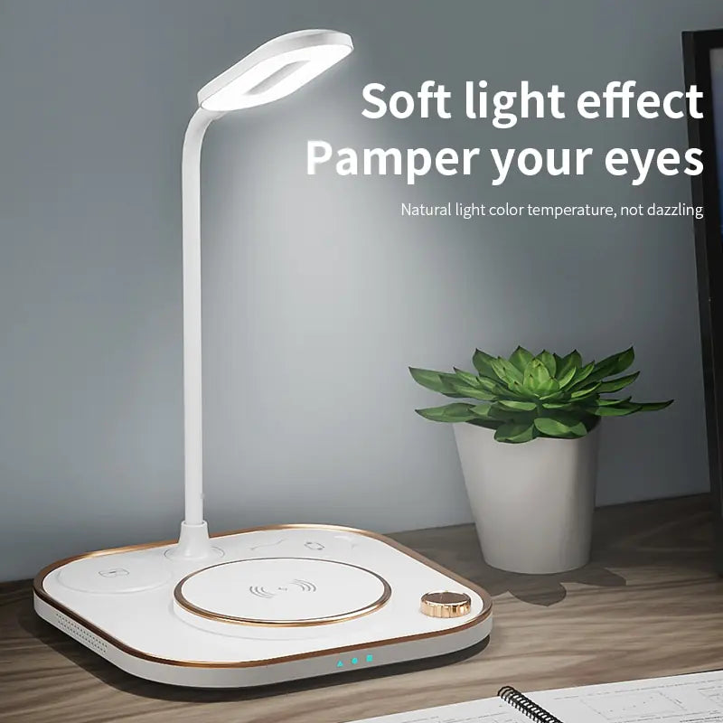 4 in 1 Wireless Charger Pad with Lamp