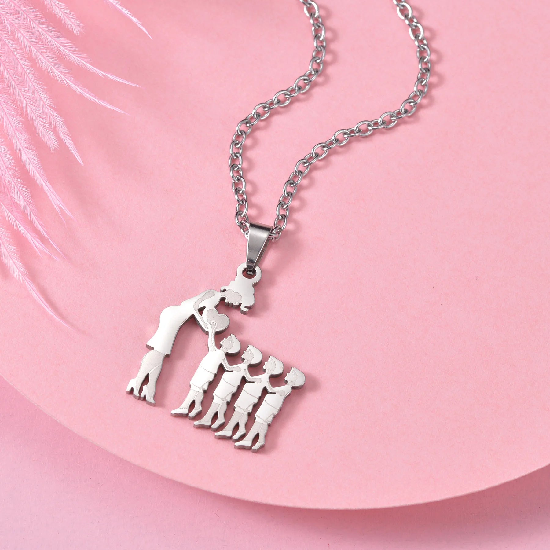 Family Silver Necklaces