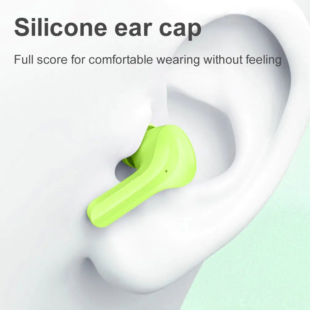 Wireless Transparent Earphones Digital Display