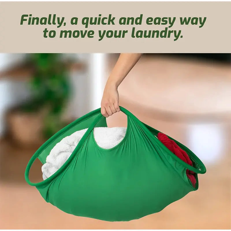 Portable Round Clothes Laundry Hamper